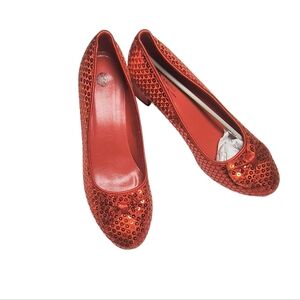 Rubie's Dorothy's Red Sequined Sparkle Heels with Glamour, 9